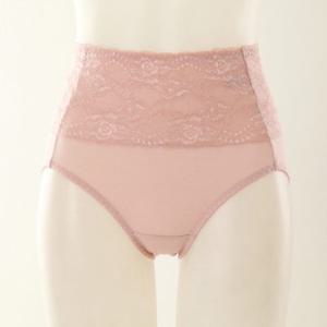 [와코루] 허리라인 넓은폭 밑위높은 플라워 패턴 부인용팬티 (WPT3719-CO OB)