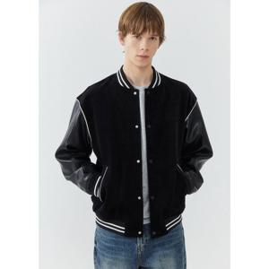 [게스]남성 백 레터링 바시티 자켓 MO4W1890