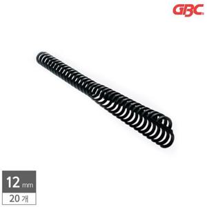 GBC 3대1 클릭링 12mm 20개입 검은색