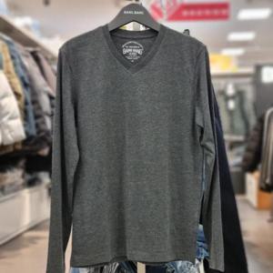 뱅뱅 HC21 남녀공용브이넥 긴팔면티셔츠 NTZ256