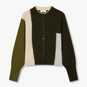 [톰보이]라운드넥 컬러블럭 가디건 (9105151105)