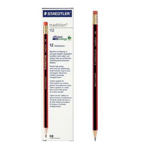 지우개 연필 HB 12자루 112 트레디션 스테들러 HB연필