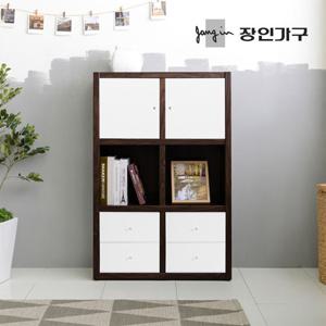 장인가구 델보 800 3단 콤비 책장