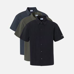 [컬럼비아]유니 심플 우븐 반팔 셔츠 (C62-YUD605)