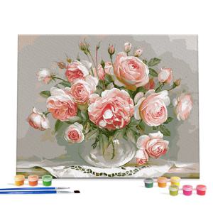 아이러브페인팅 DIY캔버스형 그림그리기 40x50cm 러블리장미