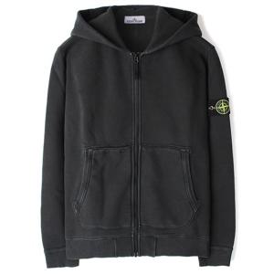 24 스톤아일랜드 와펜 패치 올드이펙트 블랙 남성 후드집업 811563341 V0129
