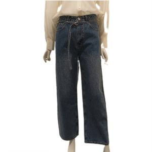 [숲]벨티드 와이드핏 데님 팬츠 SB3DP32