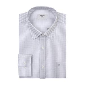 [레노마] RZRSG0-042GY 긴소매 일반핏 스판 윈도우체크 스냅단추