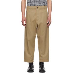 25 FW 비비안웨스트우드 남성 탠 에일리언 슬랙스 251314M191003