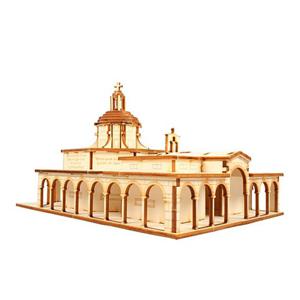 DIY 나무 모형 조립 키트 교육용 시리즈 팔복교회 YM420