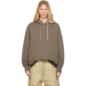 25 FW 릭오웬스 여성 그레이 할리우드 오버사이즈 후드티 251126F097028