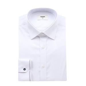 [레노마(셔츠)]커프스라인 디자인 자수 스판소재 솔리드 긴소매 슬림핏셔츠 RPSSL1103WH