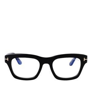 톰포드 블랙 프레임 블루 템플 팁 안경테 FT6036 B 001 52