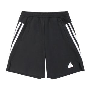 아디다스 퓨처 아이콘 삼선 트레이닝 반바지 팬츠 블랙 IC3752