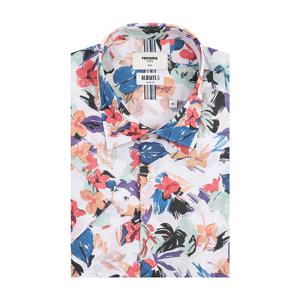 [레노마] 반소매슬림핏셔츠 알비아떼 프린트 ROUSL1370오렌지