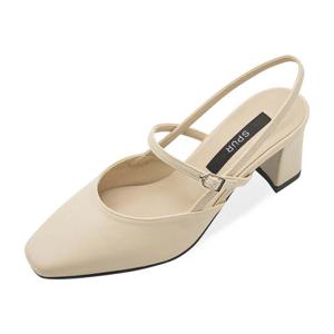 [클립] 메리제인 슬링백 -RS8019 라이트베이지