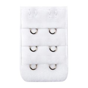 2단 브라 연장 후크 흰색 브래지어 연결끈 고리 길이