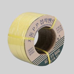 포장밴드 PP밴드 자동 15mm 8kg 황색 길이950M 밴딩 포장밴드 PP밴드 자동PP밴드 벤딩