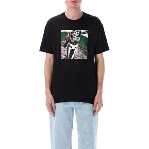 플레져스 리브 크루넥 코튼 스켈레톤 티셔츠 P25SK017 BLACK