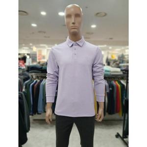 크로커다일 세이브존05 올오버 자커드 조직 카라 티셔츠 핑크 AATS4454/21