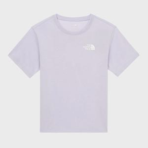 [노스페이스] 키즈 하프돔 반팔 라운드 티 NT7UR03V_LAV