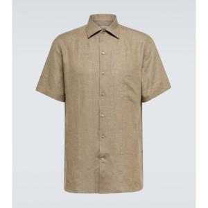 로로피아나 Andre 리넨 볼링 셔츠 P00738189