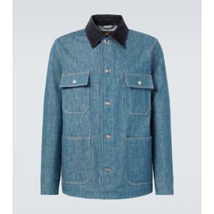 로로피아나 Conley 코듀로이 트리밍 데님 재킷 P01008171