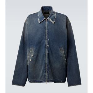 발렌시아가 디스트레스드 데님 재킷 P01032589