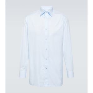 로로피아나 코튼 포플린 옥스포드 셔츠 P00897729