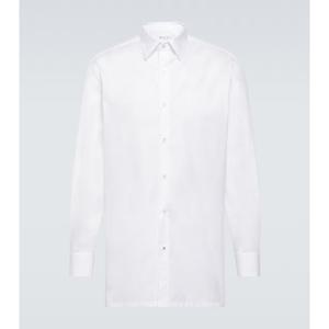 로로피아나 코튼 포플린 옥스포드 셔츠 P00897731