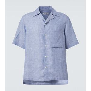 로로피아나 Federico 리넨 볼링 셔츠 P01008091