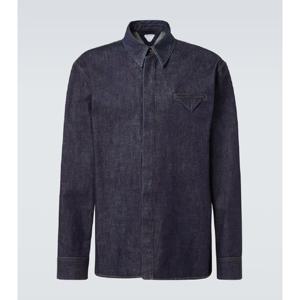 보테가베네타 데님 셔츠 P00998774