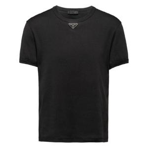 프라다 트라이앵글 로고 티셔츠 UJN824S22211ZM