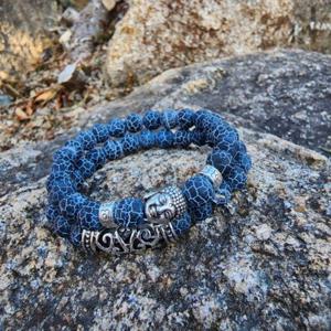 불교 팔찌 세트 원석 풍화 부처님