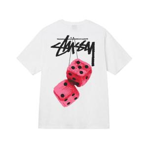 스투시 퍼지 다이스 티셔츠 화이트 1904765