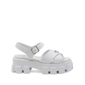 프라다 트라이앵글 로고 플랫폼 샌들 1X382NF0553LKK