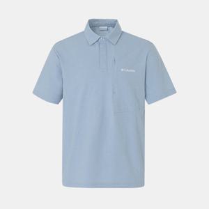 [컬럼비아]남성 히든 버튼 포켓 카라티셔츠_스카이(C62-YMD615)