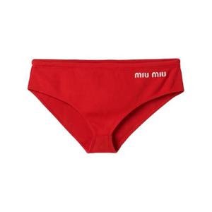 미우미우 로고 프린트 비키니 브리프 MMP248SOOO14SJ