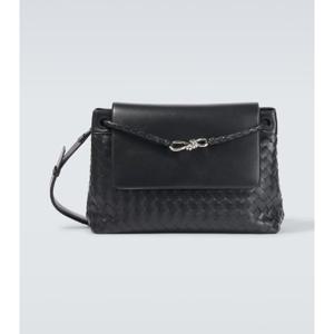 보테가베네타 Andiamo 인트레치오 레더 메신저 백 P00984359