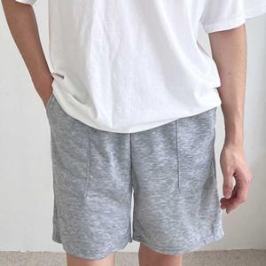 여름 편한 남자 4부 반바지 허리밴딩 홈웨어 데일리룩