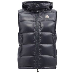 25 FW 몽클레어 Bormes 보르메스 다운 후드 패딩조끼 네이비 1A00152 68950 742
