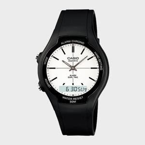 CASIO 카시오 AW-90H-7E 남여공용 듀얼 학생 전자시계