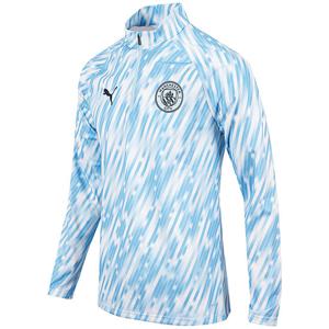 [정품] 푸마 맨체스터 시티 웜업 1/4 집업 탑 맨시티 (782170-10)