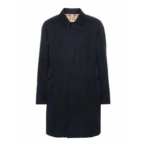 [BURBERRY] 남성 숏 Camden 미드 카 코트 8079395 Blue /8