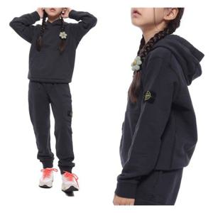 [스톤아일랜드]22FW 와펜 패치 후드티셔츠 (771661640_V0065_1_2