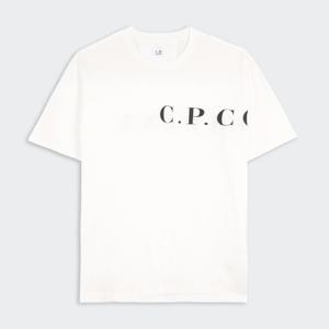 CP 컴퍼니 프론트백 로고 반팔 티셔츠 18CMTS139A 005100W 103