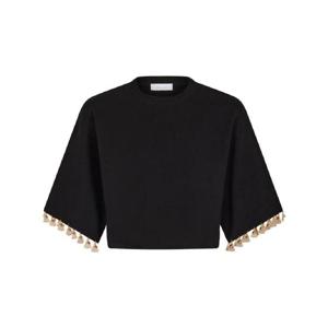 25 FW Rabanne 니트 크롭 티셔츠 25EMPU041ML0279 TP434706064