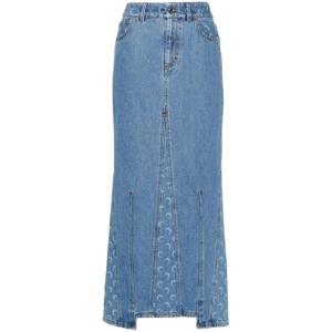 25 FW 마린세르 크레센트 문 프린트 맥시 스커트 WSK074ACDEN0001 TP437459647