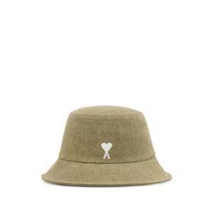 25 FW 아미 파리스 아미 드 쾨흐 자수 버킷 햇 E25UHA253DE0064 TP437334251