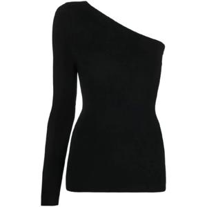 25 FW 빅토리아베컴 원숄더 골지 탑 1222KTP003534A TP432187596